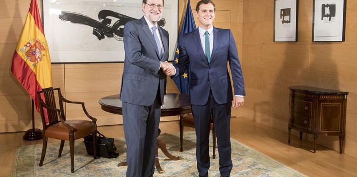 Mariano Rajoy se reúne con Albert Rivera