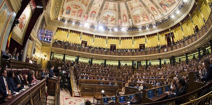 Mariano Rajoy durante la sesión de investidura