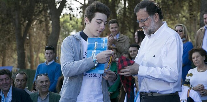 Mariano Rajoy en el Día del Afiliado del PP de Aragón
