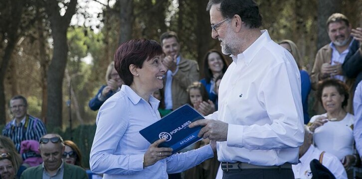 Mariano Rajoy en el Día del Afiliado del PP de Aragón
