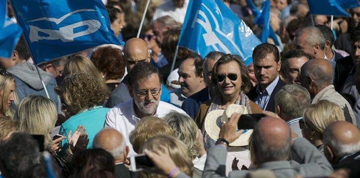 Mariano Rajoy en el Día del Afiliado del PP de Aragón
