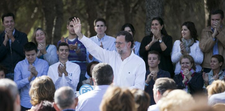 Mariano Rajoy en el Día del Afiliado del PP de Aragón