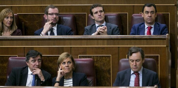 Diputados populares en segunda jornada Sesión Investidura