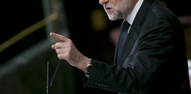 Mariano Rajoy durante la segunda jornada de la Sesión de Investidura