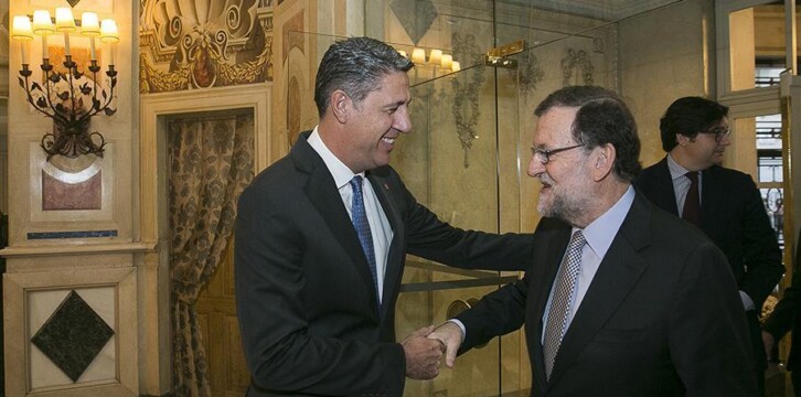 Mariano Rajoy presenta la conferencia de Xavi Garcia Albiol en el Nueva Economía Forum