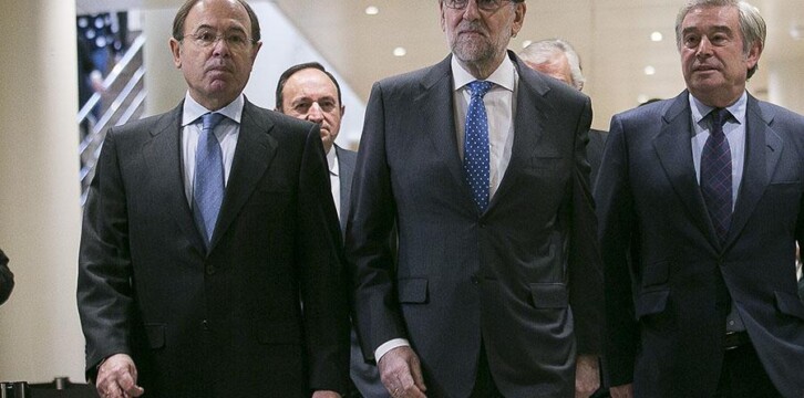 Mariano Rajoy preside la reunión del GPP en el Senado