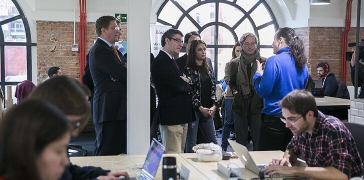 Andrea Levy visita el Campus Madrid
