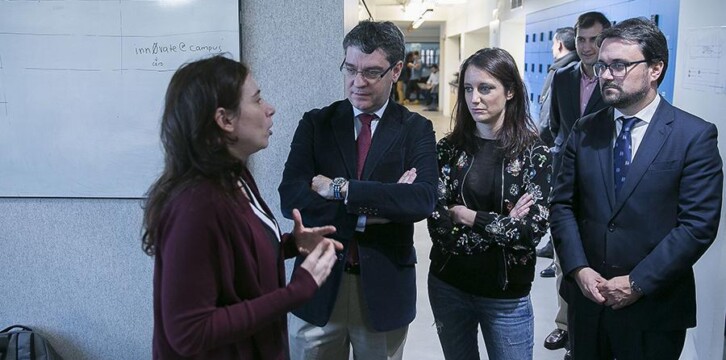 Andrea Levy visita el Campus Madrid