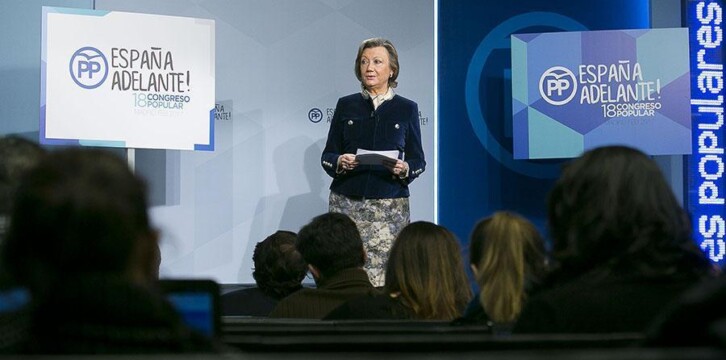 Luisa Fernanda Rudi presenta el 18 Congreso Nacional