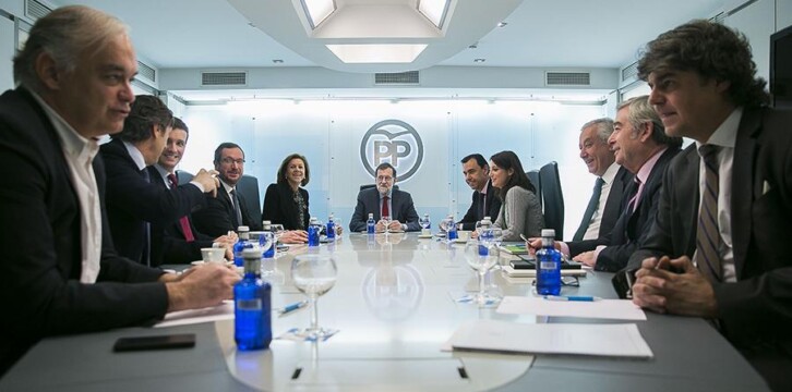 Mariano Rajoy preside la reunión del Comité de Dirección