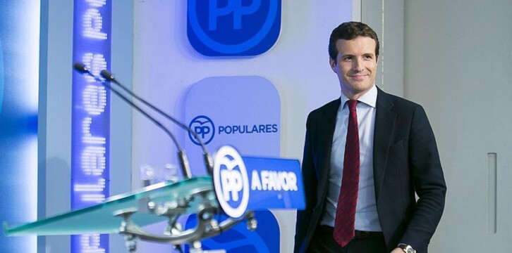 El vicesecretario de Comunicación del PP, Pablo Casado