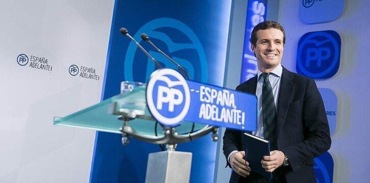 El vicesecretario de Comunicación del PP, Pablo Casado