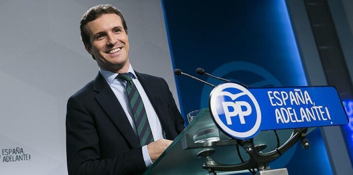 El vicesecretario de Comunicación del PP, Pablo Casado
