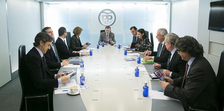 Mariano Rajoy preside la reunión del Comité de Dirección del PP