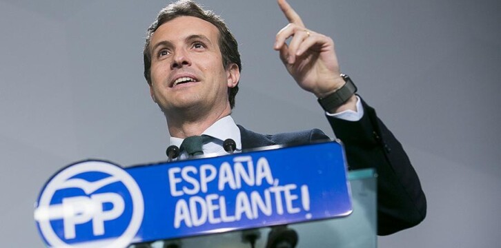 El vicesecretario de Comunicación del PP, Pablo Casado