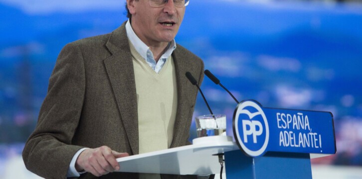 El presidente del PP en el País Vasco, Alfonso Alonso