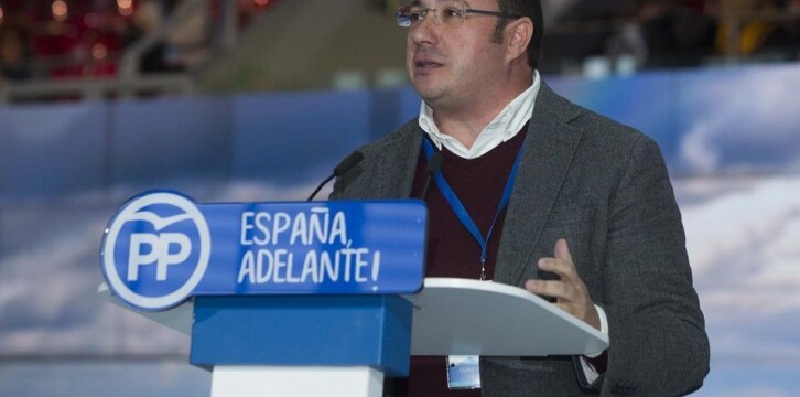 Pedro Antonio Sánchez durante la Ponencia Social del 18 Congreso del PP