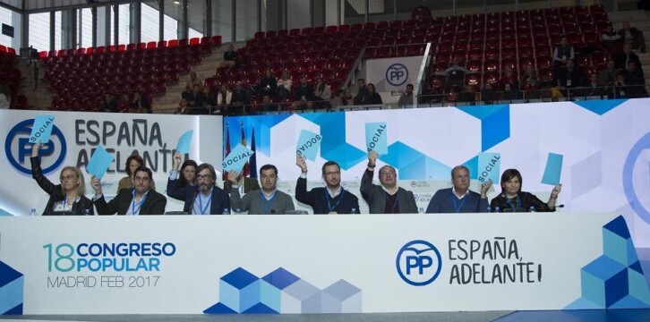 Votación de la Ponencia Social del 18 Congreso del PP