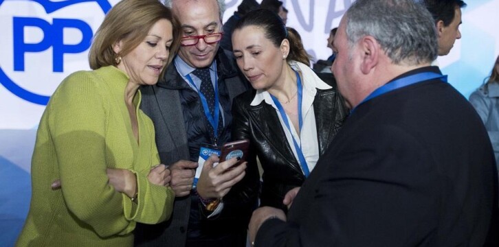 María Dolores de Cospedal durante la última jornada del 18 Congreso