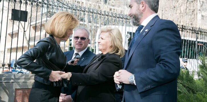 María Dolores Cospedal, asiste al acto homenaje con motivo del Día Europeo de las Víctimas del Terrorismo