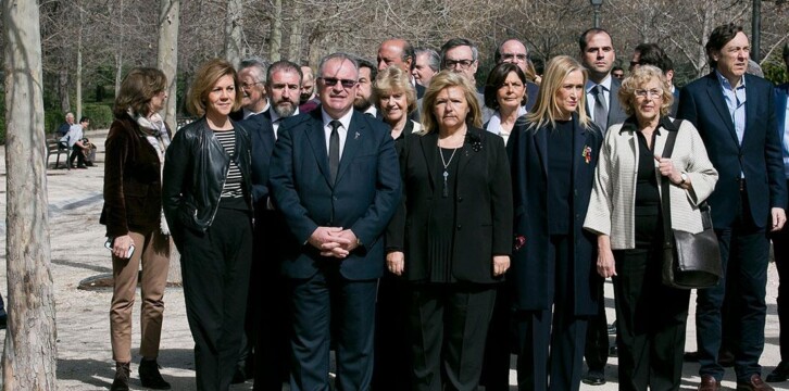 María Dolores Cospedal, asiste al acto homenaje con motivo del Día Europeo de las Víctimas del Terrorismo