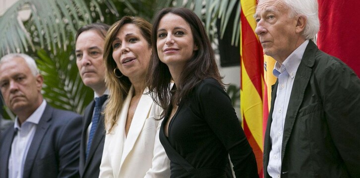 Andrea Levy participa en un acto en apoyo a la Constitución Española en Madrid