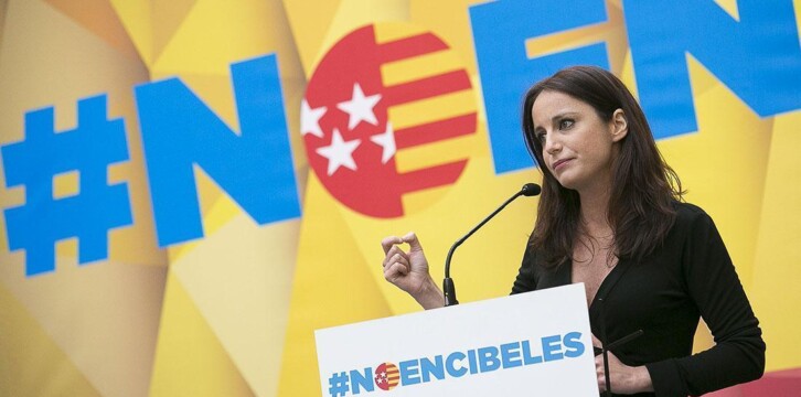 Andrea Levy participa en un acto en apoyo a la Constitución Española en Madrid