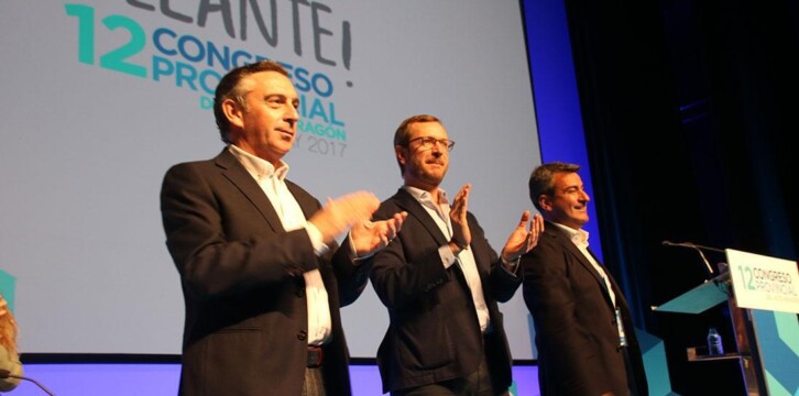 Javier Maroto en la clausura del 12 Congreso del PP de Huesca