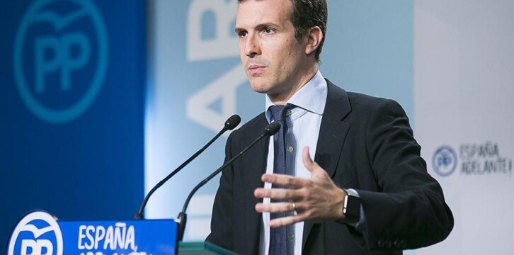 Rueda de prensa de Pablo Casado