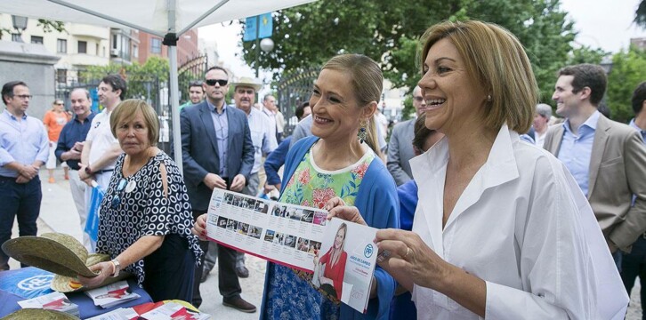 Mª Dolores Cospedal clausura el acto de balance de dos años de gobierno de Cifuentes en Madrid
