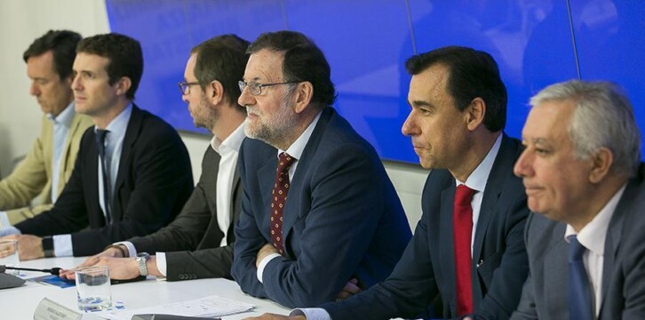 Mariano Rajoy preside la reunión del Comité Ejecutivo Nacional