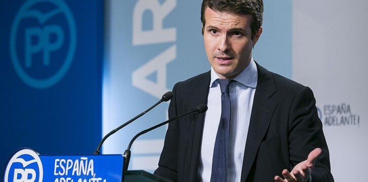 Rueda de prensa de Pablo Casado