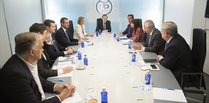 Mariano Rajoy preside la reunión del Comité de Dirección del PP