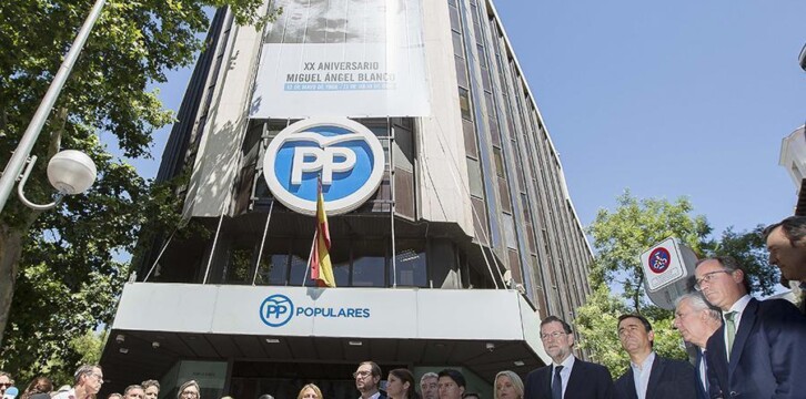 Mariano Rajoy preside el homenaje del 20 aniversario del asesinato de Miguel Ángel Blanco