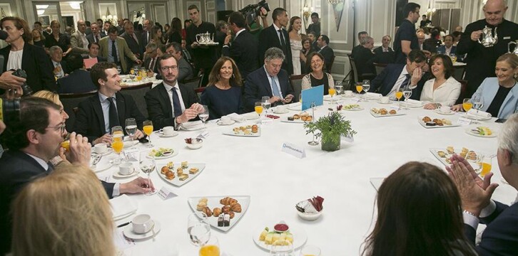 Fernando Martínez-Maillo interviene en un desayuno informativo de Europa Press