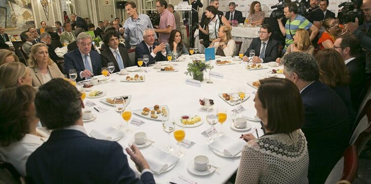 Fernando Martínez-Maillo interviene en un desayuno informativo de Europa Press