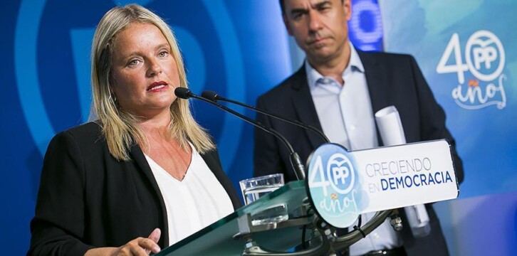 Mari Mar Blanco durante su intervención