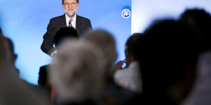 Mariano Rajoy interviene en la Junta Directiva del PP de Cataluña