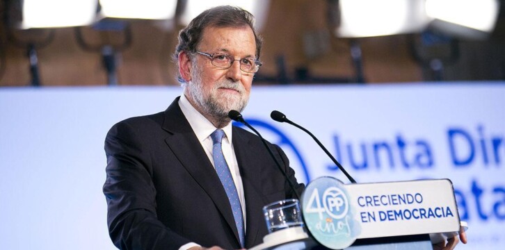 Mariano Rajoy interviene en la Junta Directiva del PP de Cataluña