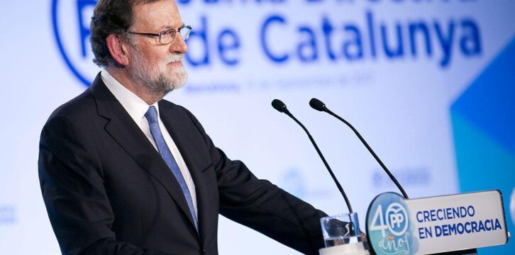 Mariano Rajoy interviene en la Junta Directiva del PP de Cataluña