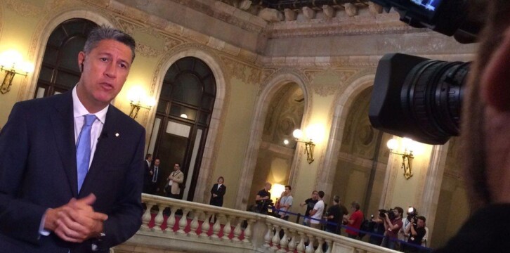 El presidente del PP de Cataluña, Xavi Garcia Albiol