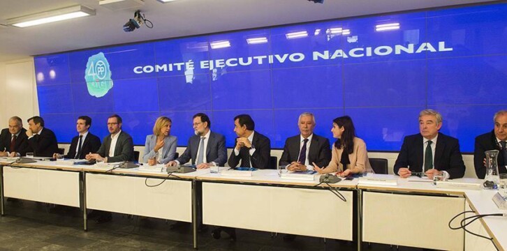 Mariano Rajoy preside la reunión del Comité Ejecutivo Nacional