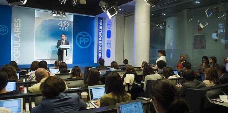 El coordinador general del PP, Fernando Martínez-Maillo