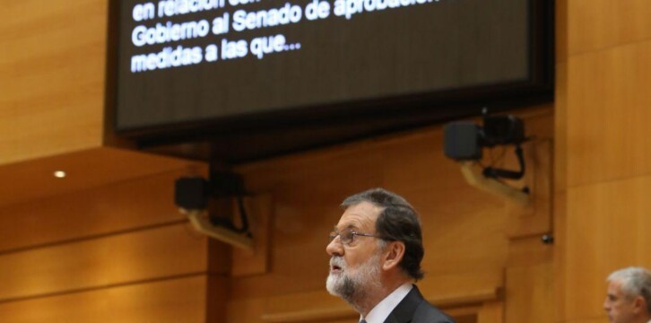 Mariano Rajoy presenta las medidas del Gobierno tras aplicarse el art. 155