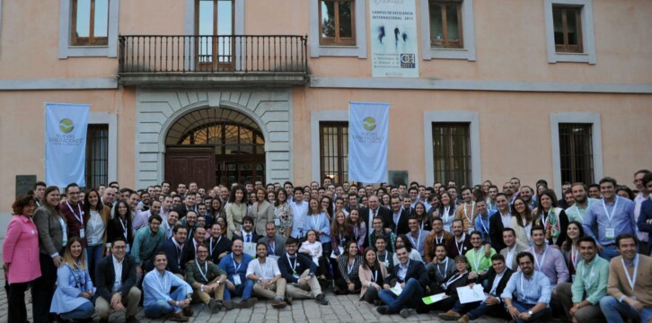 Maria Dolores de Cospedal y Diego Gago en el Congreso de Nuevas Generaciones de Castilla La Mancha