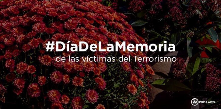 El Partido Popular recuerda a las víctimas del terrorismo en el 