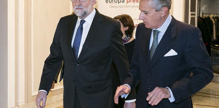 Mariano Rajoy interviene en los desayunos de Europa Press