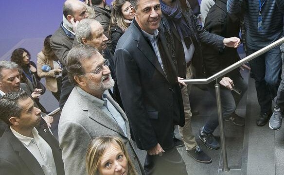 Mariano Rajoy y Albiol clausuran un acto con afiliados en Lleida