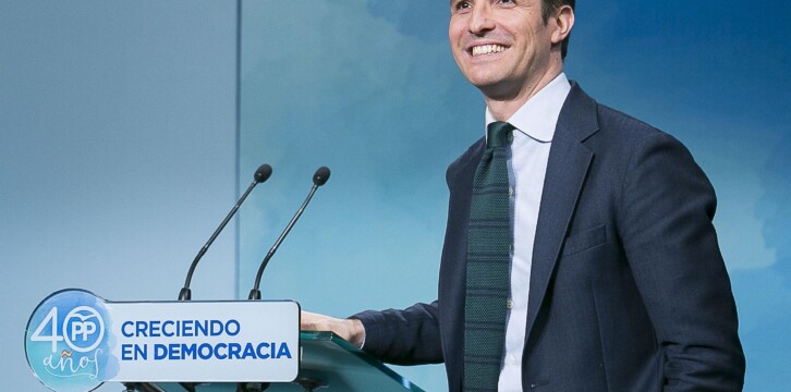 El vicesecretario de Comunicación del Partido Popular, Pablo Casado.