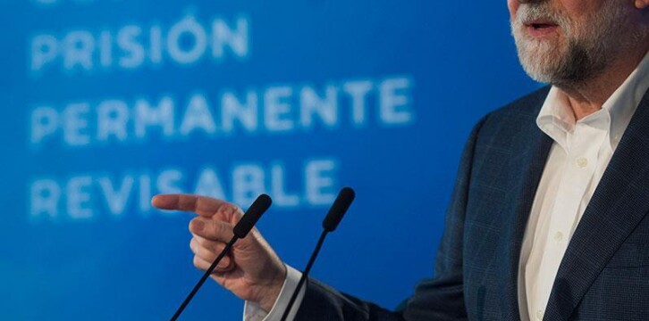 Rajoy clausura la Convención Nacional sobre Prisión Permanente Revisable
